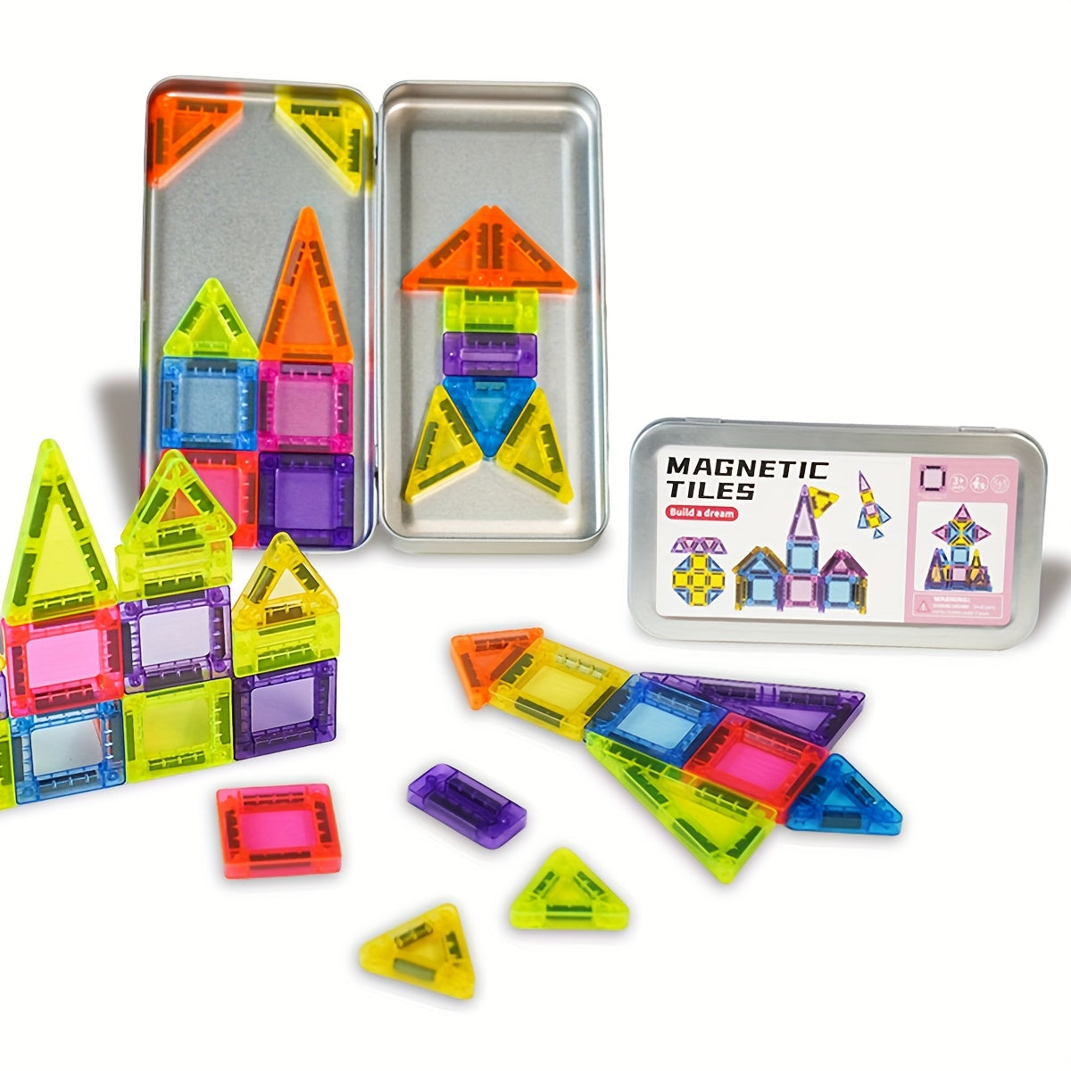 Set di Blocchi Magnetici Mini – Divertimento Compatto e Versatile