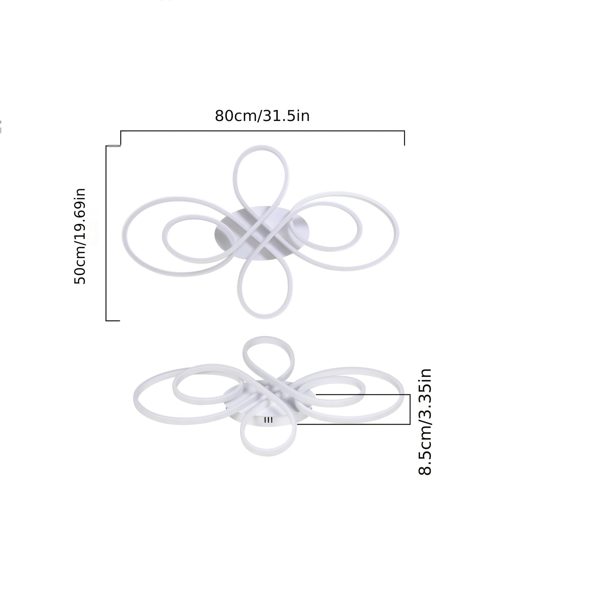 Lampada da soffitto LED 90W – Grande diametro e dimmerabile