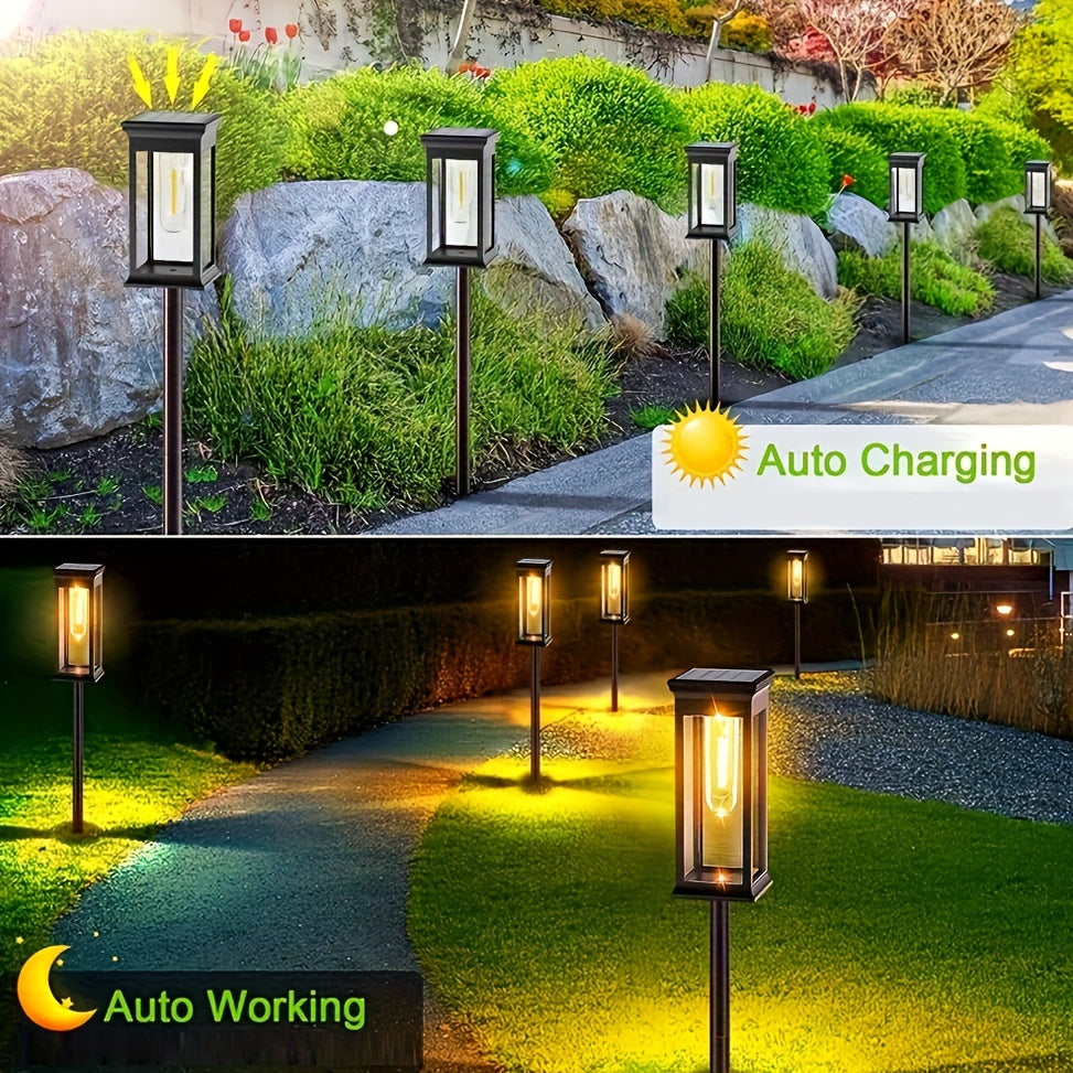 Set di 4 Lampade da Giardino Solari – Sostenibili e Luminosi per Giardini e Viali