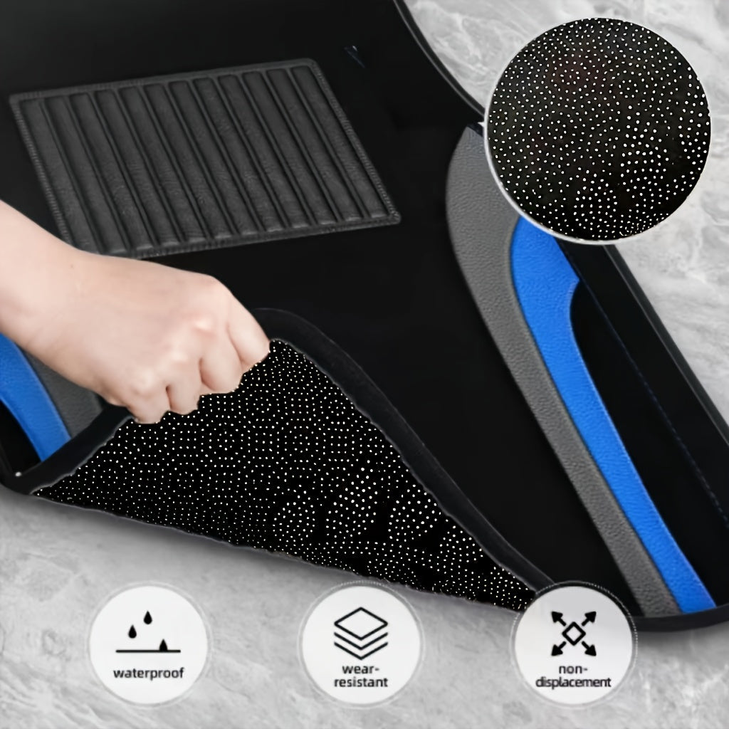 Tappetini Moderni Blu-Grigi per Auto – Resistenti e Stilosi per Ogni Veicolo