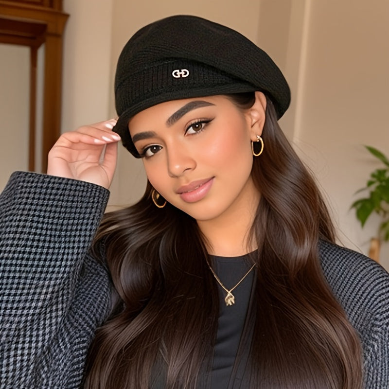 Berretto Chic in Maglia per Donne - Eleganza e Calore per l'Inverno