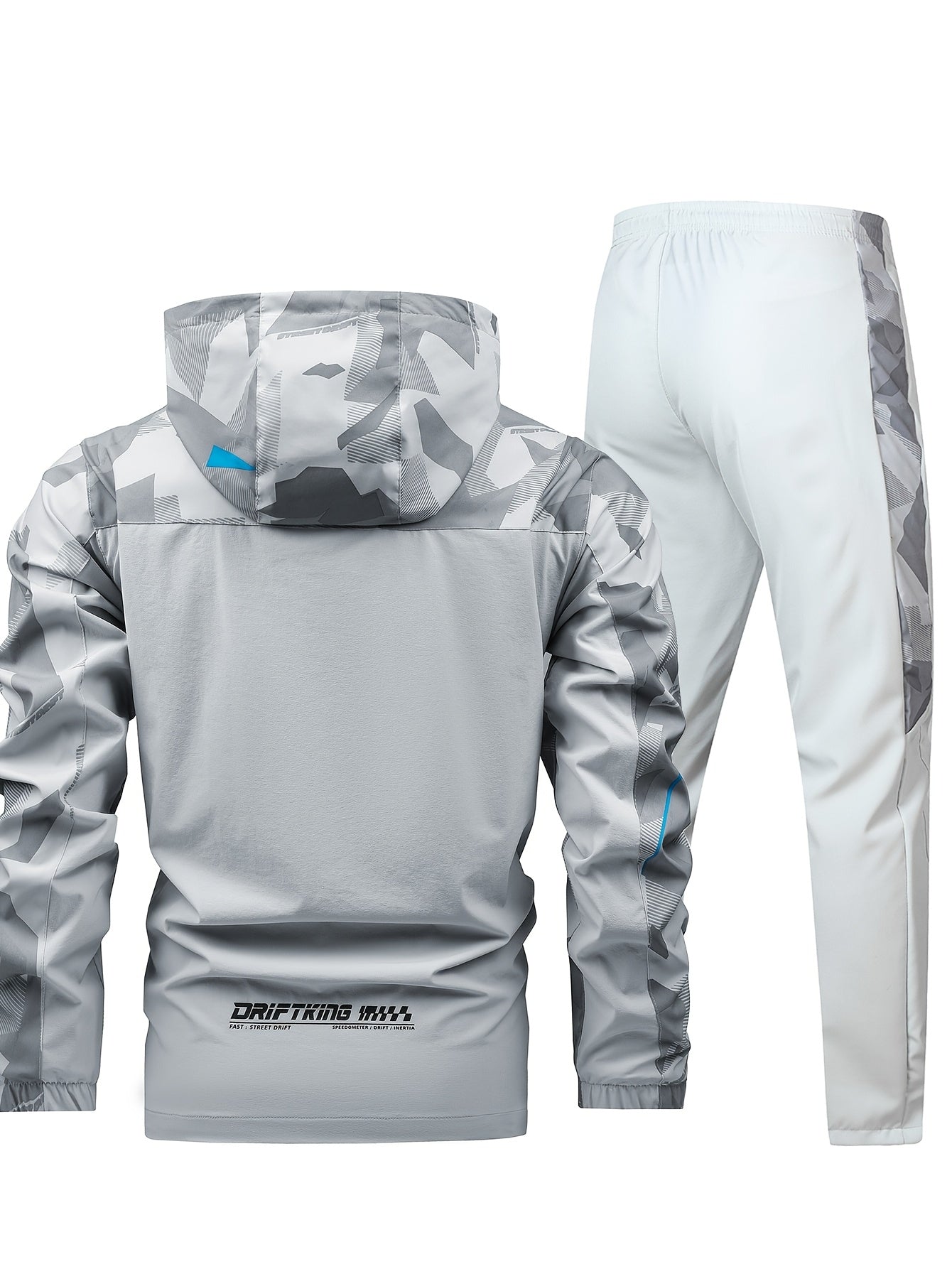 Outfit Sportivo per Uomini – Felpa Con Cappuccio e Pantaloni Lunghi in Design Camouflage