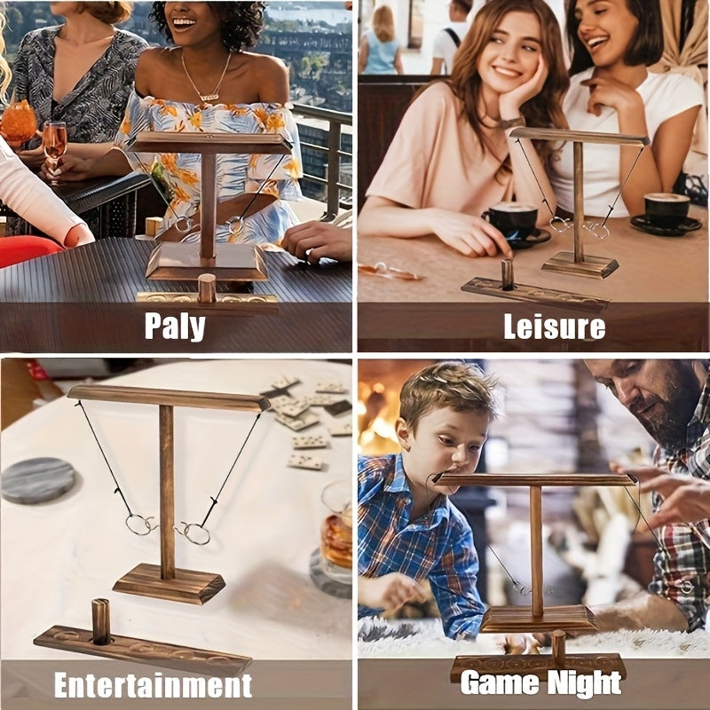 Gioco di Lancio anelli in Legno – Tradizionale e Stimolante