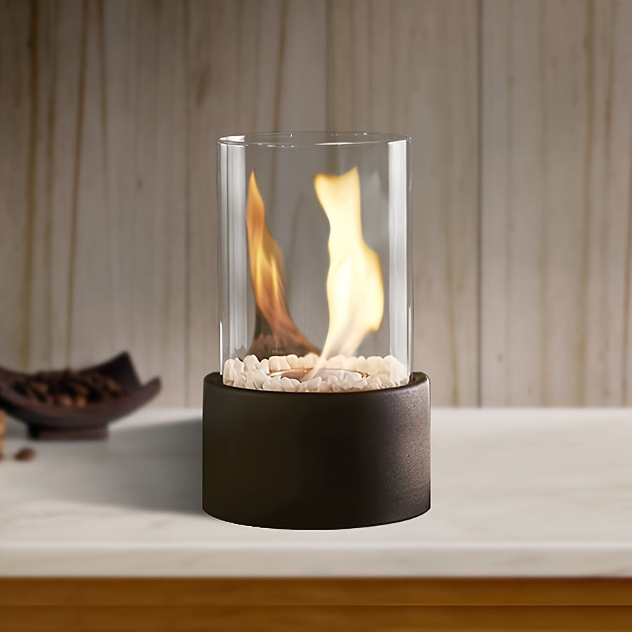 Camino da Tavolo Rustico – Fornello a Combustione di Alcol Portatile per Interni ed Esterni