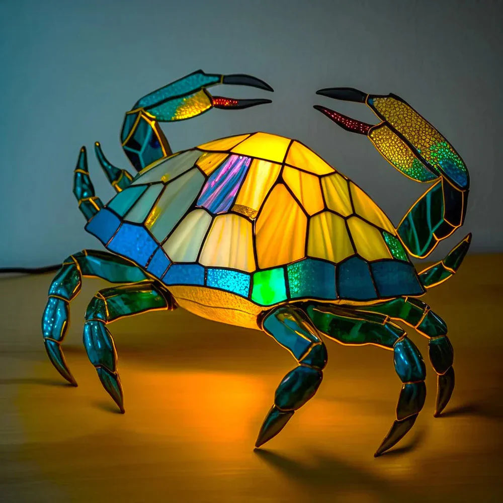 Lampada Animale in Vetro Mosaicato Artistico – Colore e Atmosfera in Casa