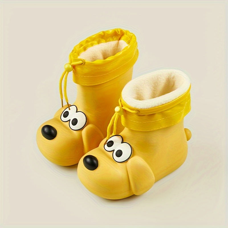 Stivali da Pioggia Peluche per Bambini - Caldi e Giocosi per Giornate Piovose