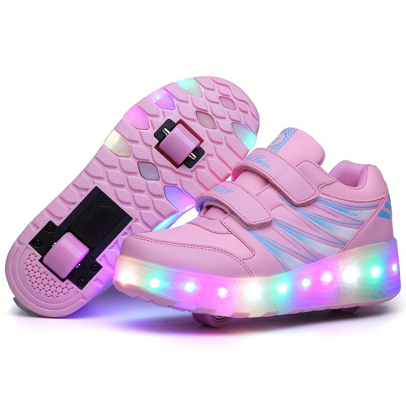 LightYoung Sneakers Roller Illuminate - Per Bambini che Amano Muoversi