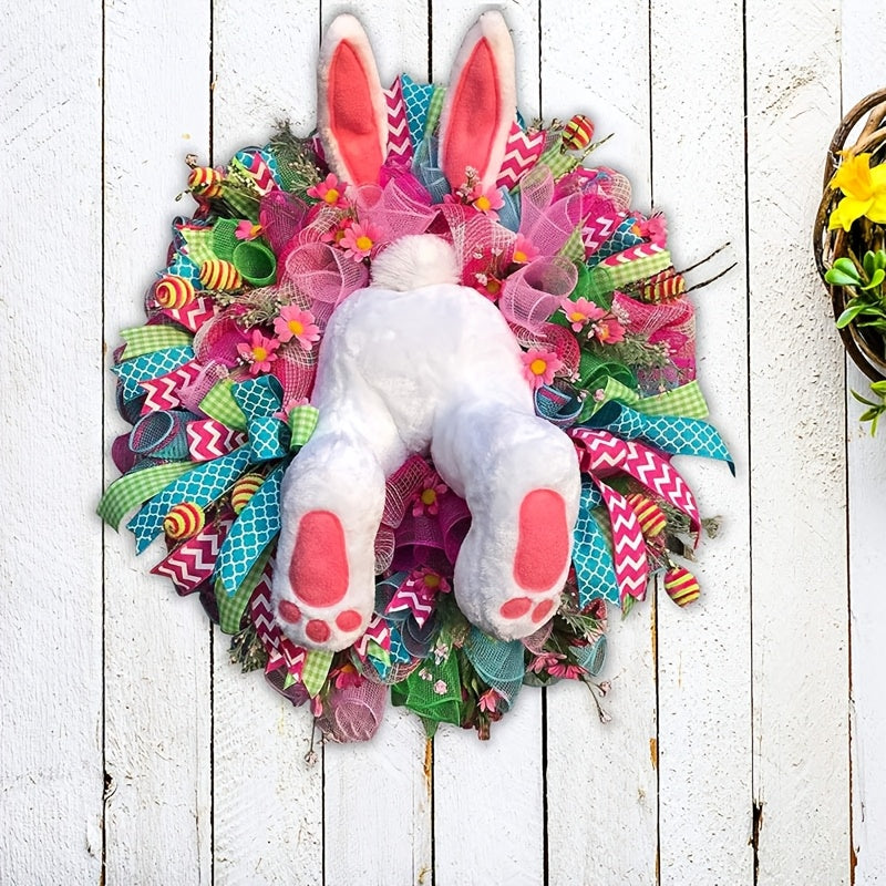 Ghirlanda di Coniglio di Pasqua – Perfetta per Decorazioni Primaverili e Pasquali
