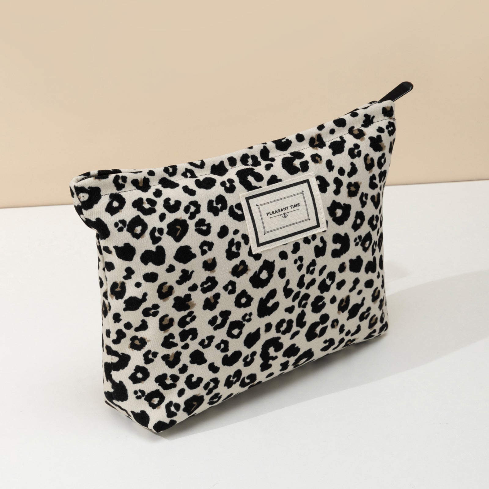 Borsa per Trucco Chic Leopardo – Compatta e Funzionale