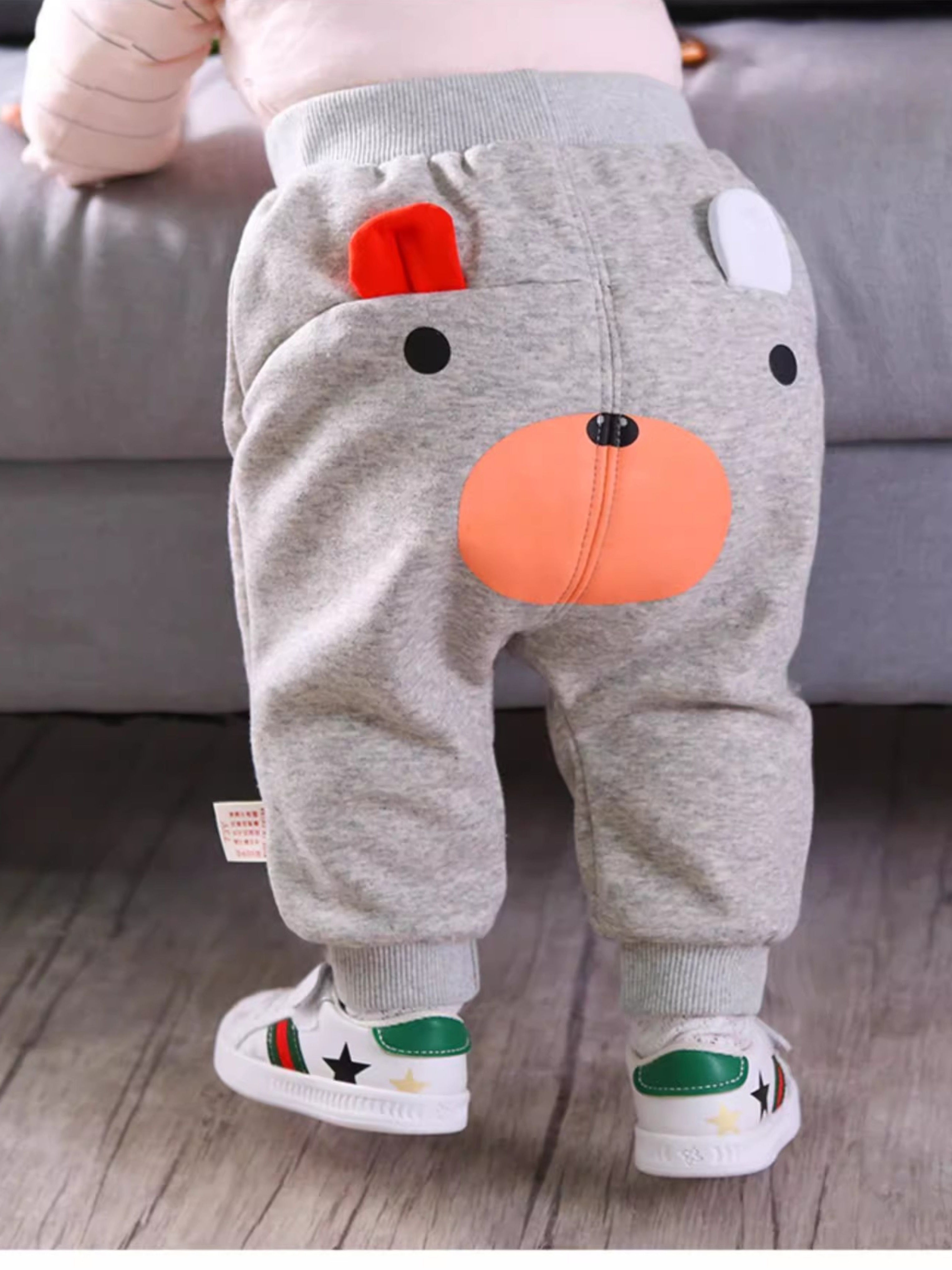 Pantaloni Jogging con Orsetti per Bambini – Ideali per Avventure all'Aria Aperta in Primavera e Autunno