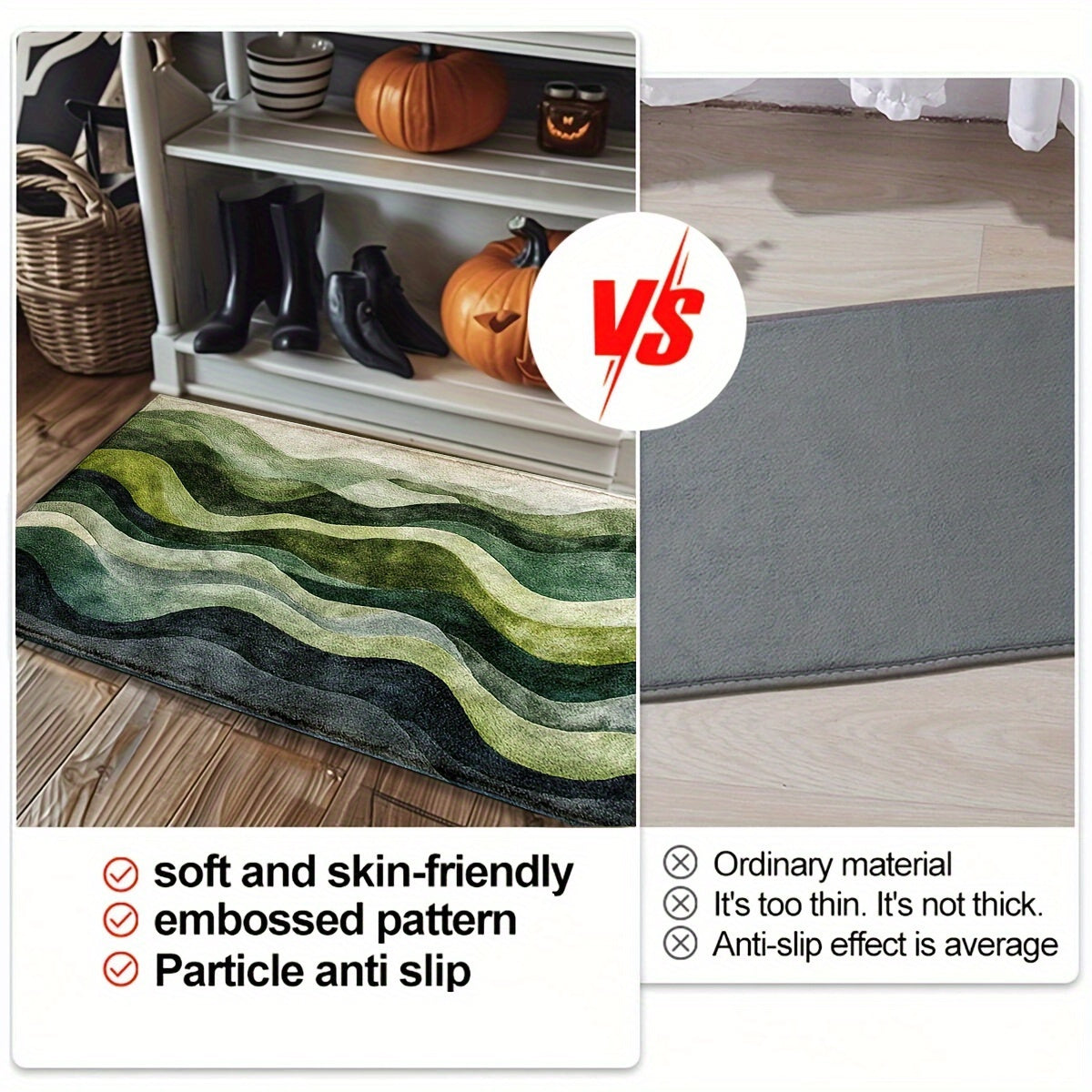 Tappetino da Bagno Geometrico – Perfetto per Bagno o Ingresso