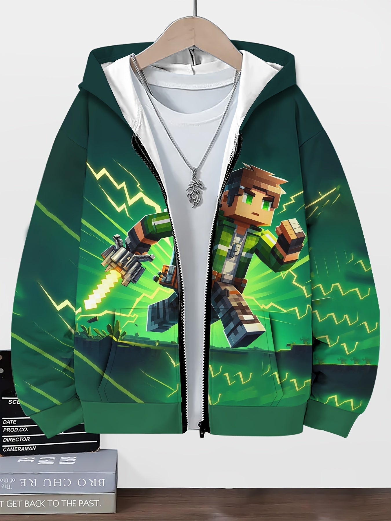 Giacca Casual Geometrica per Gioco – Elegante e Confortevole per Ragazzi