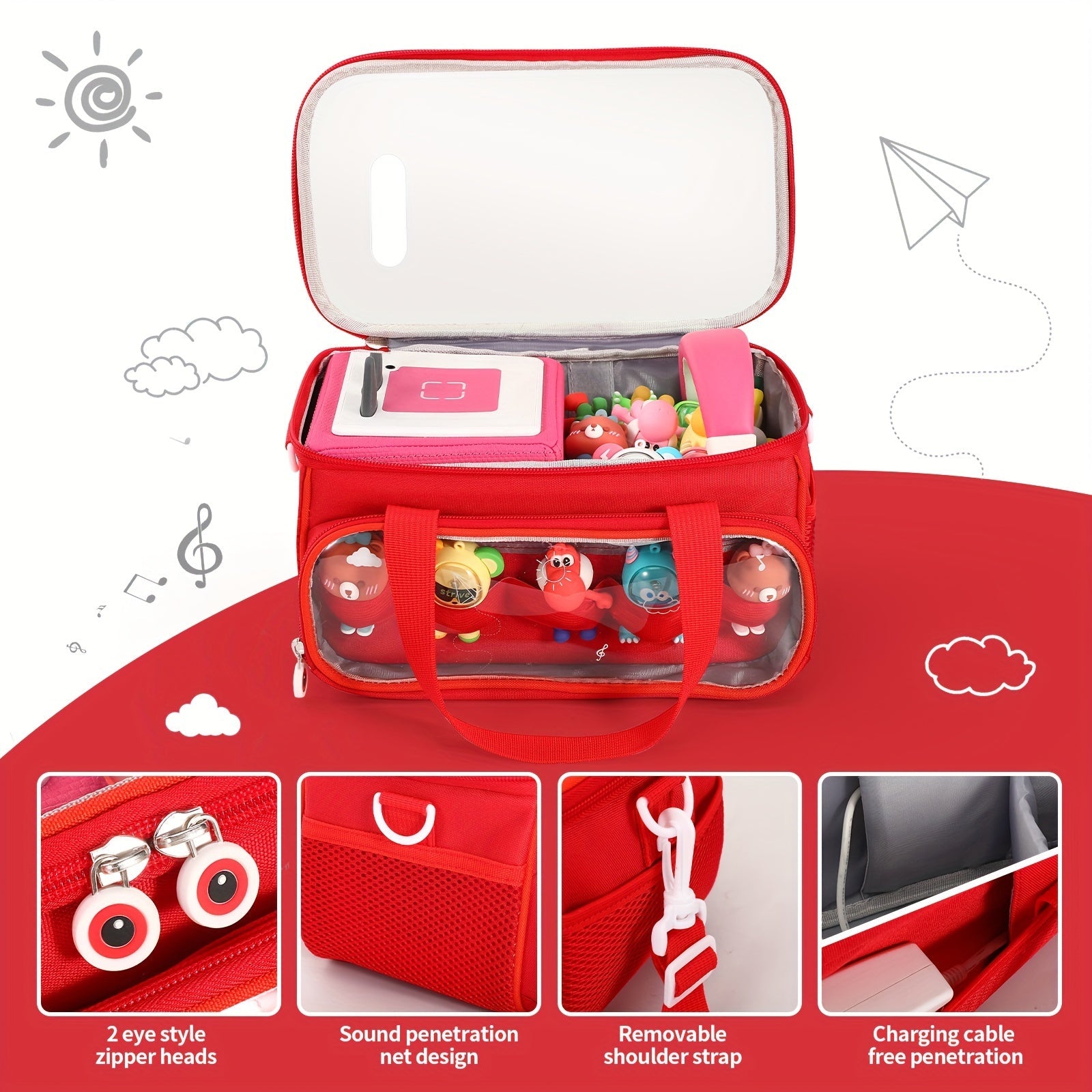 Borsa per Altoparlante Intelligente – Antishock e Pratica Organizer