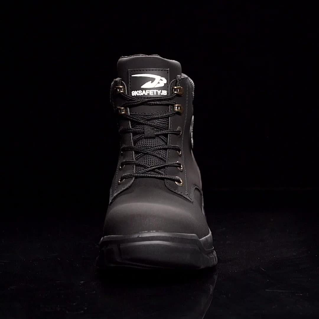 Stivali da Lavoro di Sicurezza Robusti con Punta in Acciaio – Durevoli e Confortevoli per Lavoro e Industria