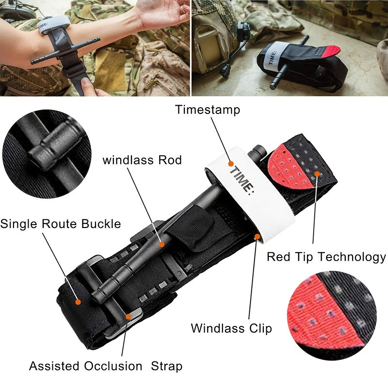 Kit di Pronto Soccorso Completo con Torniquet – Kit di Sopravvivenza Essenziale per Avventure