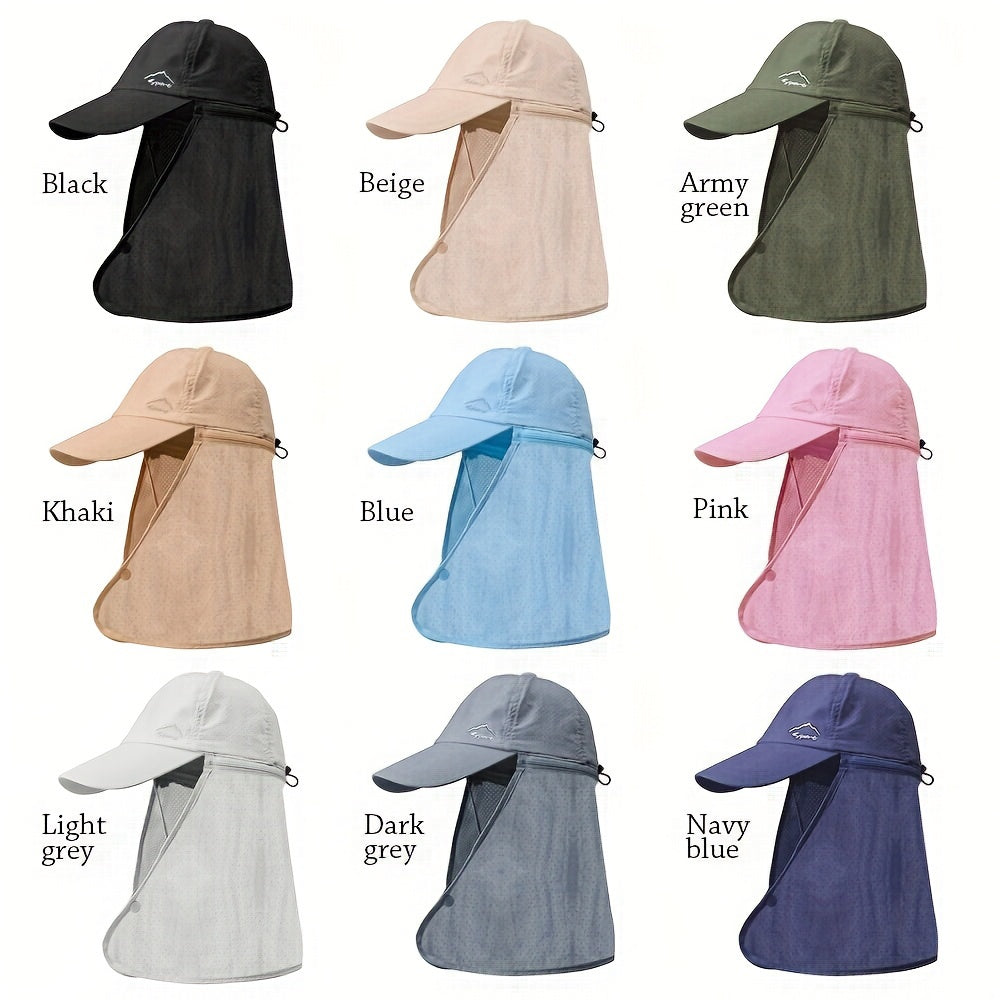 Cappello Trucker Protettivo UV con Protezione per il Collo - Traspirante e Confortevole per Attività Estive