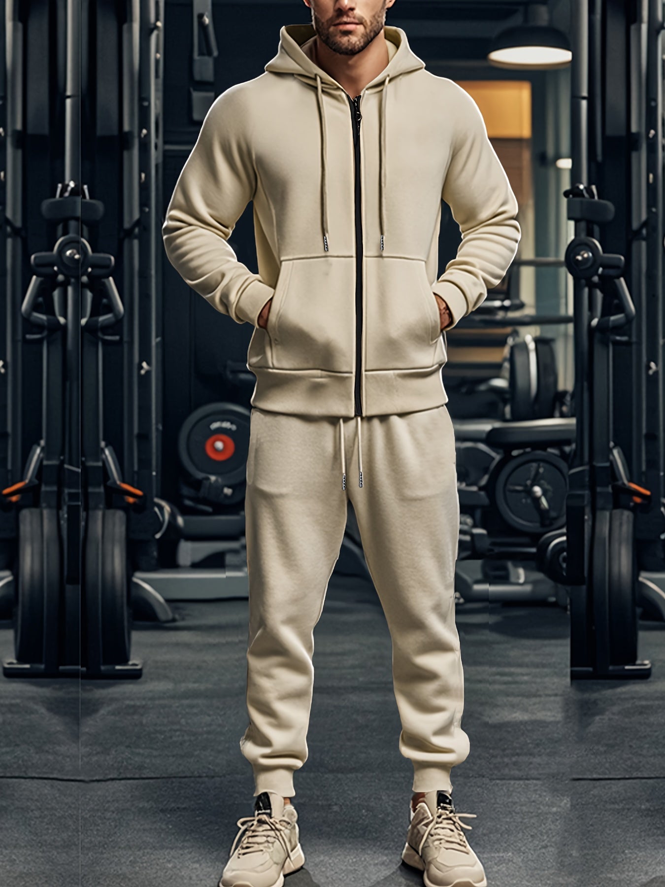Set Felpa e Pantaloni Sportivi da Uomo – Confortevole e Stile per Sport e Tempo Libero