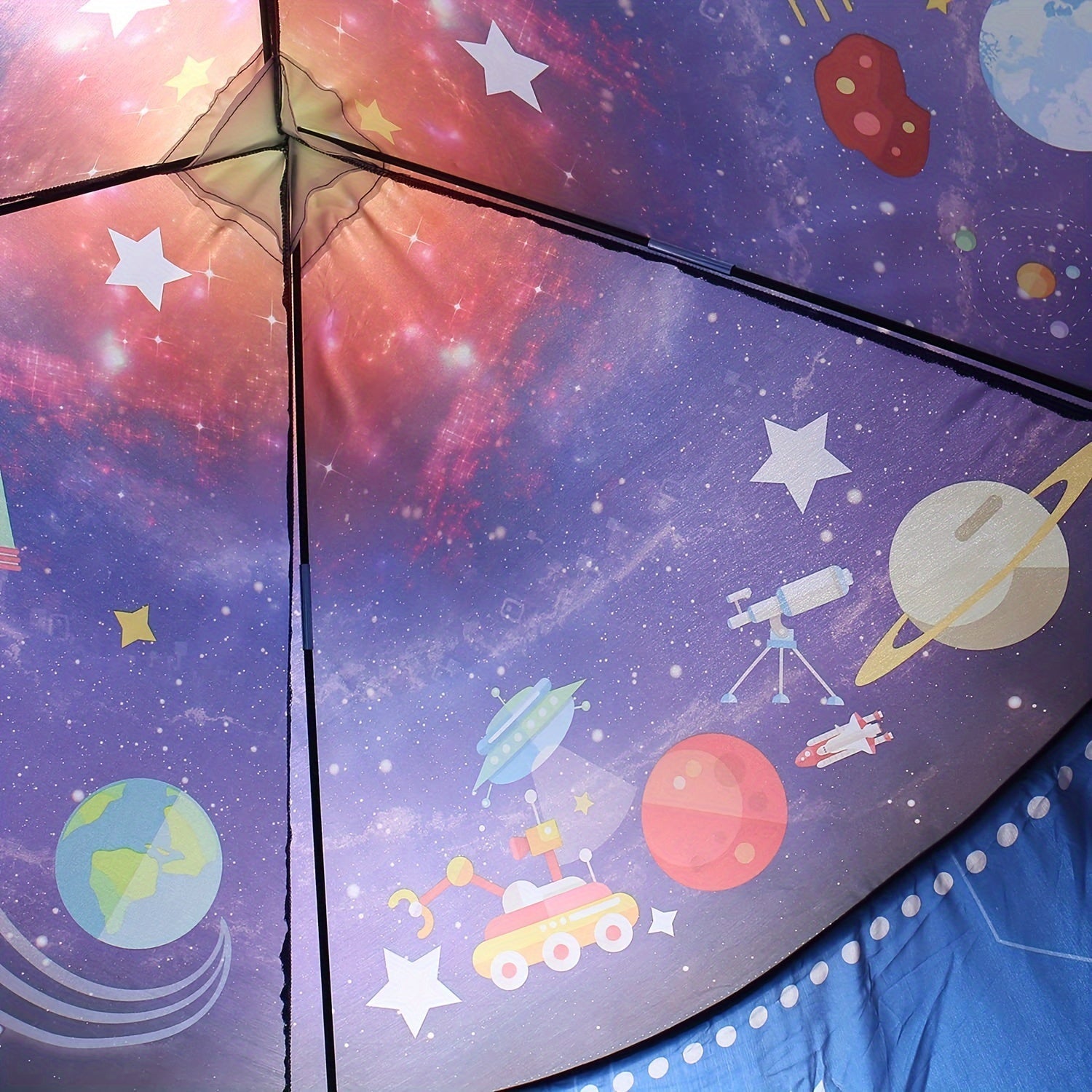 Tenda Pop-up Galaxy Explorer - Tema Spaziale per Esterno e Interno