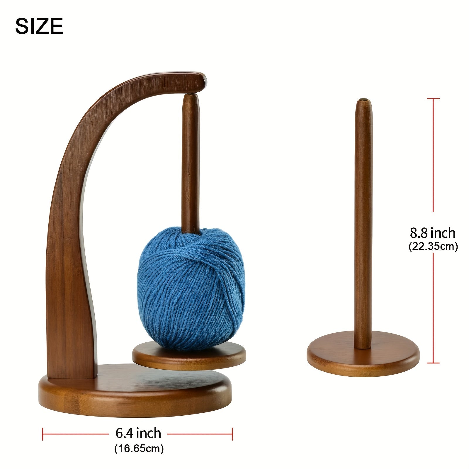 Porta Gomitolo in Bambù – Pratico Organizzatore per Progetti di Maglia e Uncinetto