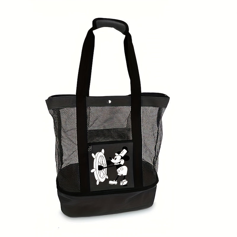 Borsa da Spiaggia Mickey Mouse – Leggera e Pratica con Doppio Strato per Maggiore Protezione