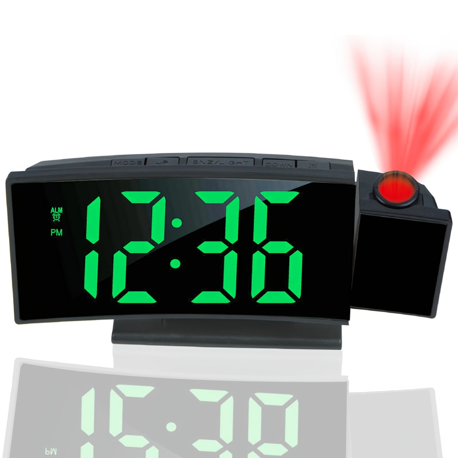 Orologio Proiettore Digitale – Display LED e Funzione Snooze con Luminosità Regolabile