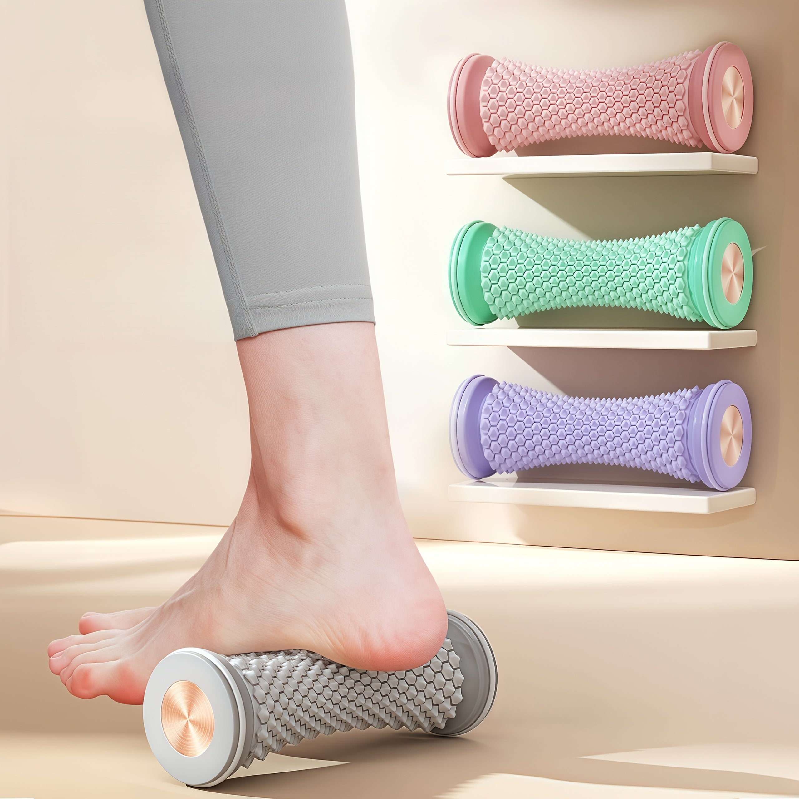 FlexiRoll Rullo Massaggiante per Piedi – Allevia la Tensione e Favorisce la Circolazione