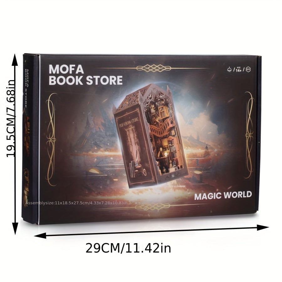 Magico Libreria – Puzzle 3D in Legno per Costruttori Creativi