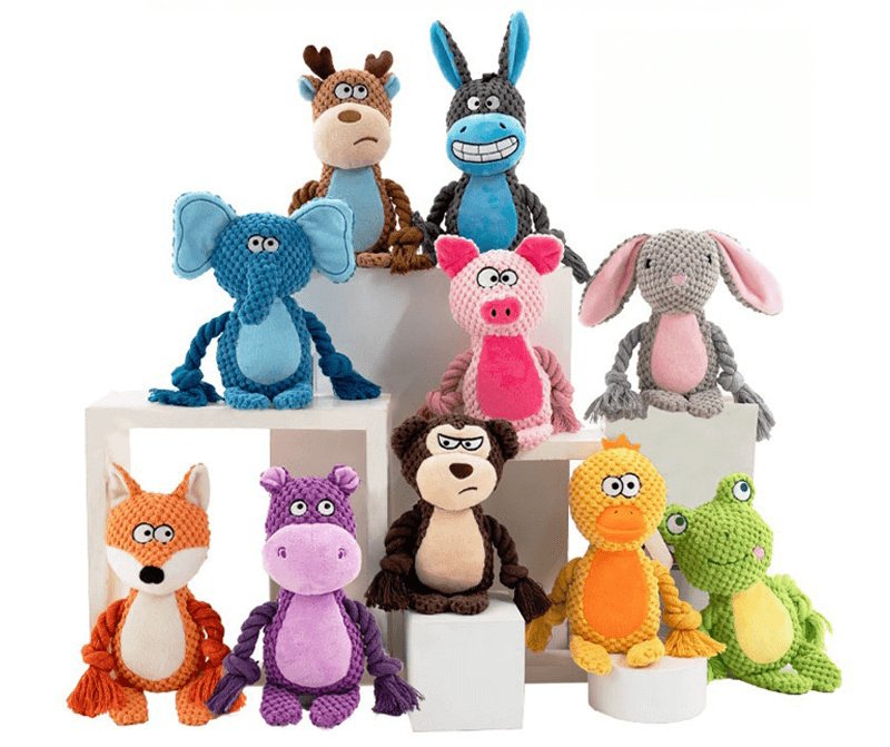 Animali di Peluche Allegri per Cani – Per momenti di gioco
