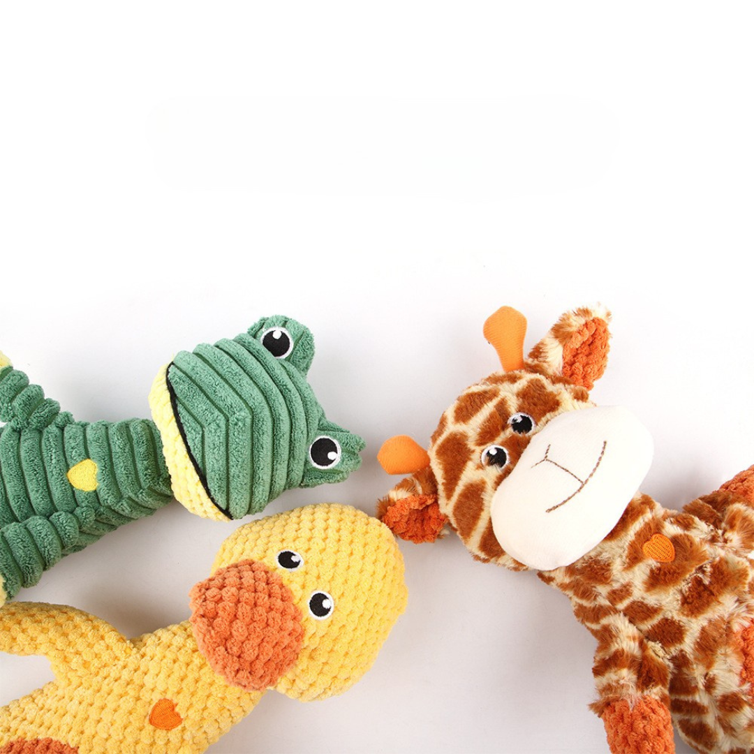 Amici da masticare – Giocattoli in Peluche per Cani