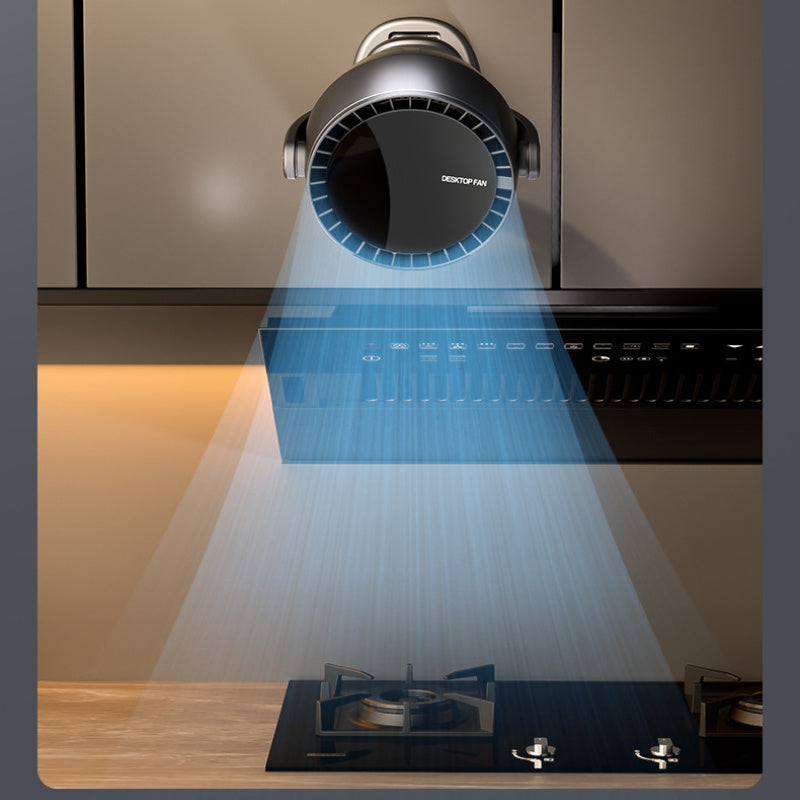 Ventilatore Portatile Senza Pale con Display Digitale – Raffreddamento Silenzioso e Ricaricabile per Interni ed Esterni