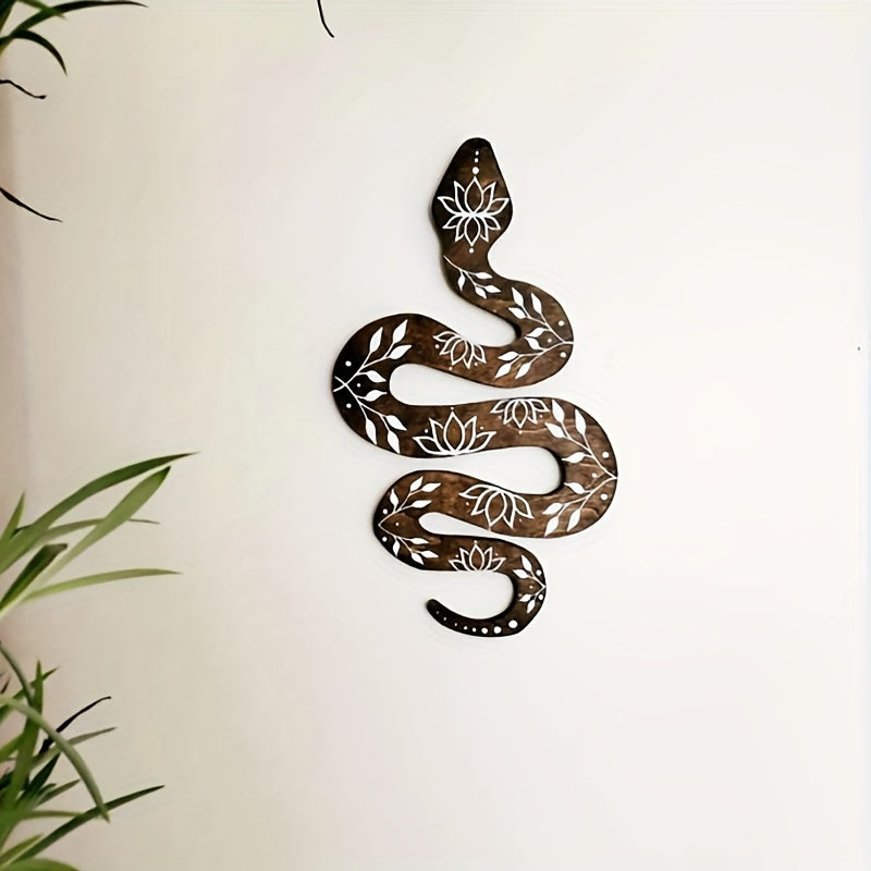 Decorazione Murale Serpente Bohemien - Per un'Atmosfera Spirituale e Artistica