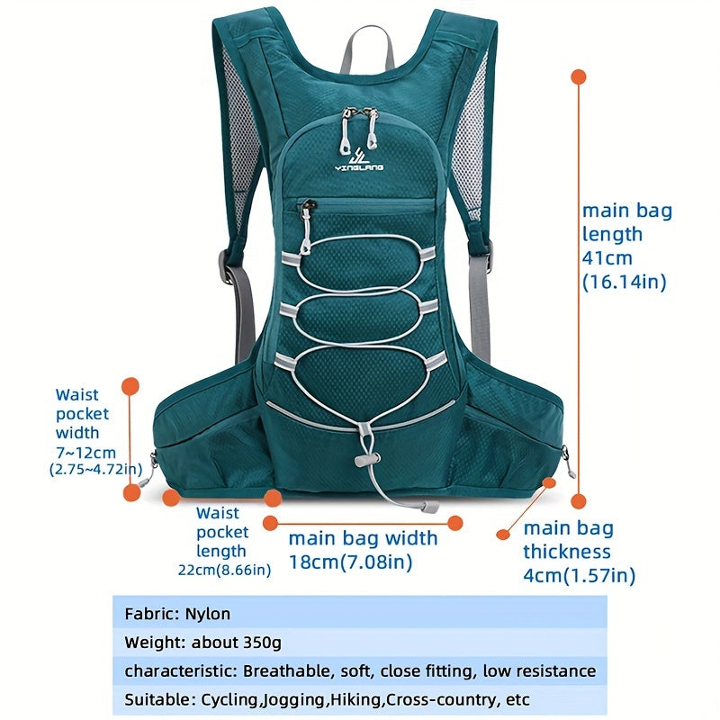 Zaino Sportivo Leggero - Traspirante e Impermeabile per Jogging e Escursionismo