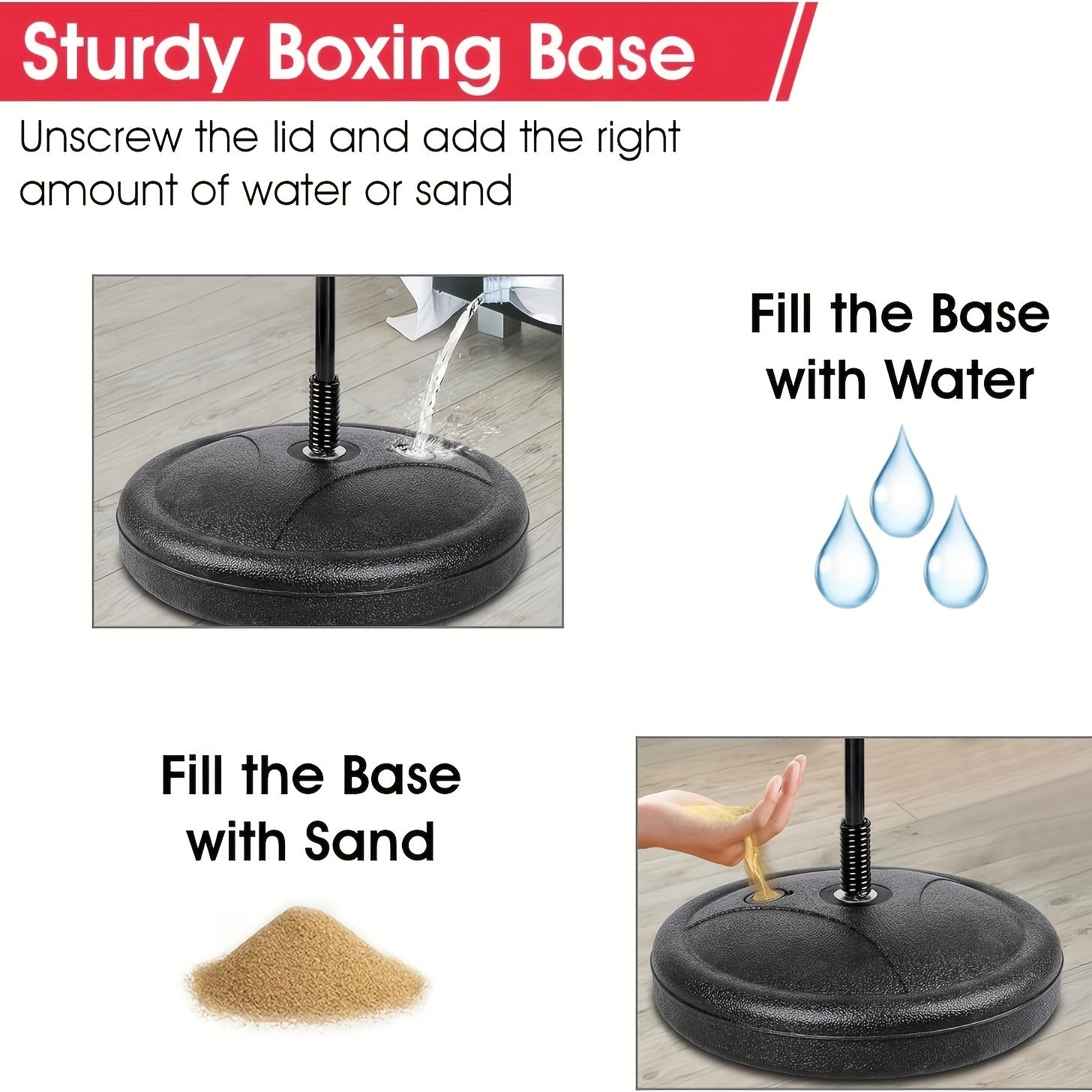 Borsa da Boxe Junior - Borsa da Boxe Regolabile con Guanti per Bambini