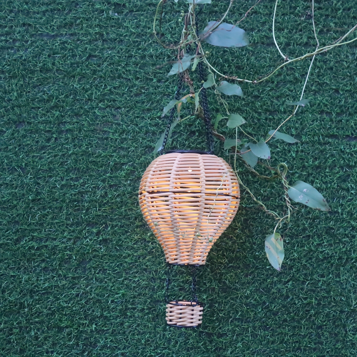 Lampada da Giardino a Forma di Mongolfiera - Per Serate Magiche nel Tuo Giardino
