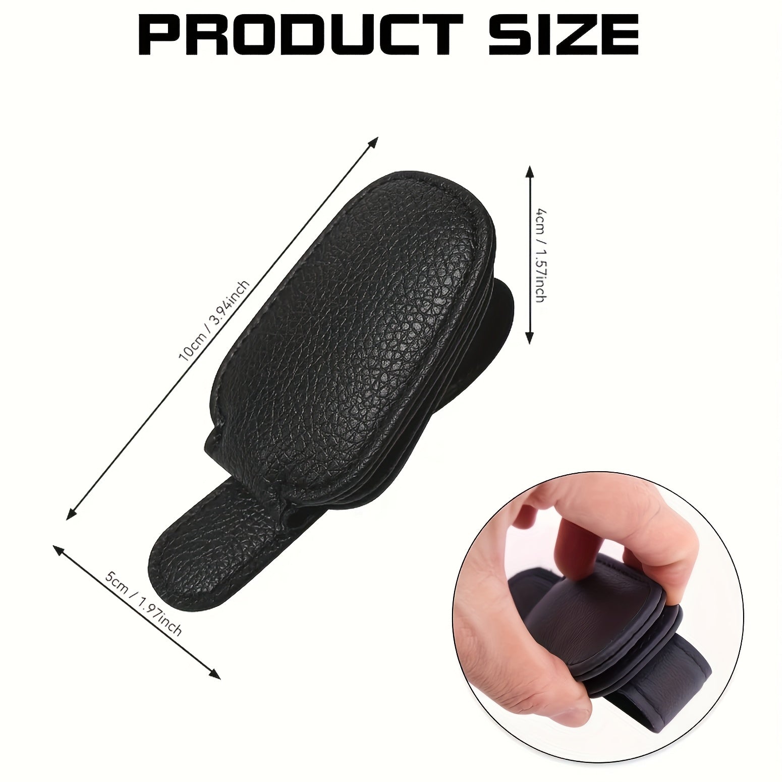 Clip per occhiali universale per auto – Pratico portaocchiali per parasole