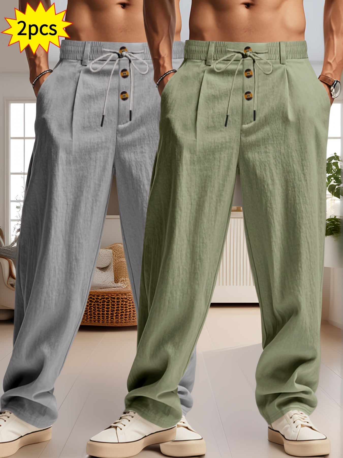 Set di Pantaloni Relaxed Luxe - Comfort e Stile Senza Compromessi