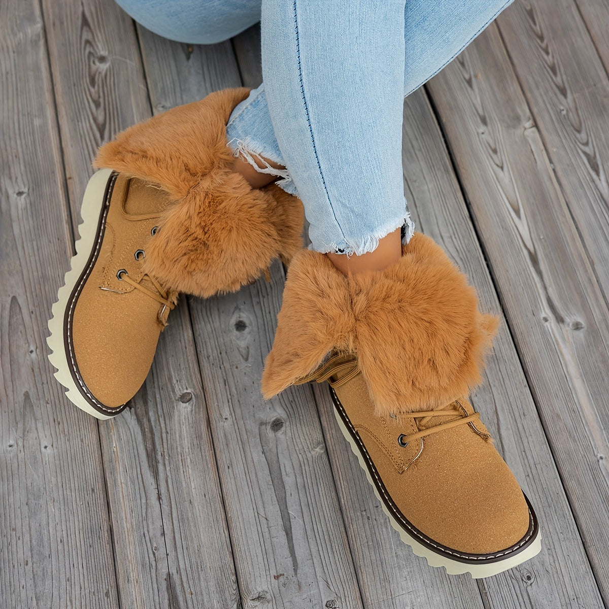 Stivali Invernali Lieke con Lacci - Per Stile e Calore