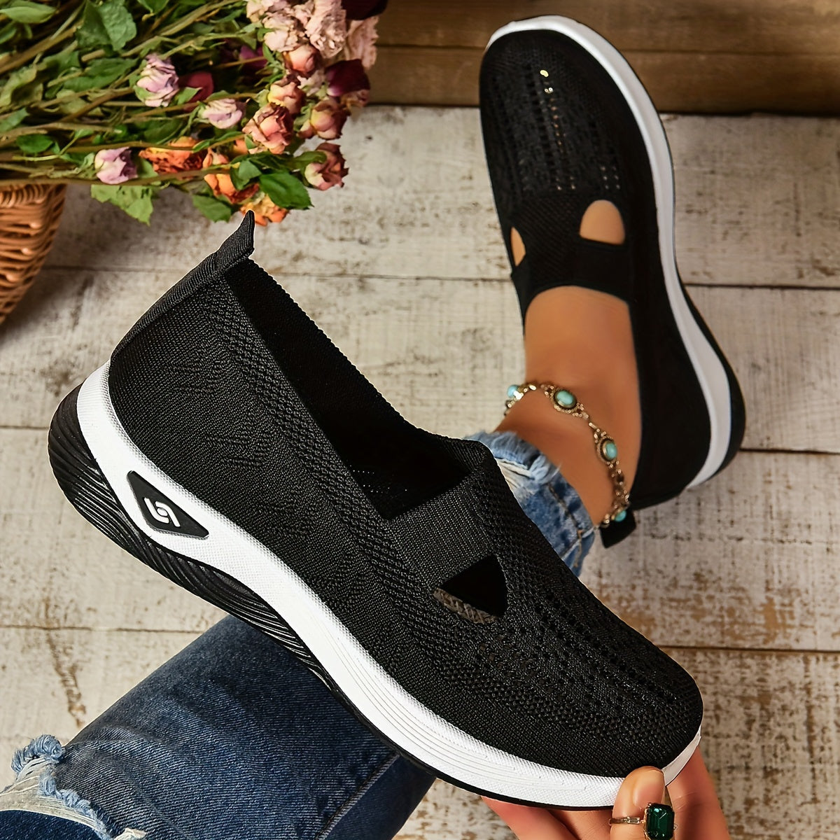 Sense - Sneakers Slip-on Casual Traspiranti