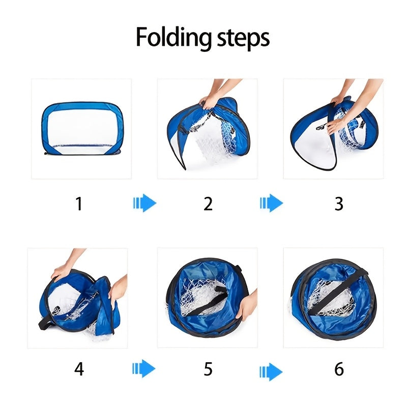 Porta Calcio Pieghevole 2-in-1 – Ideale per Allenamento e Divertimento all'Aperto