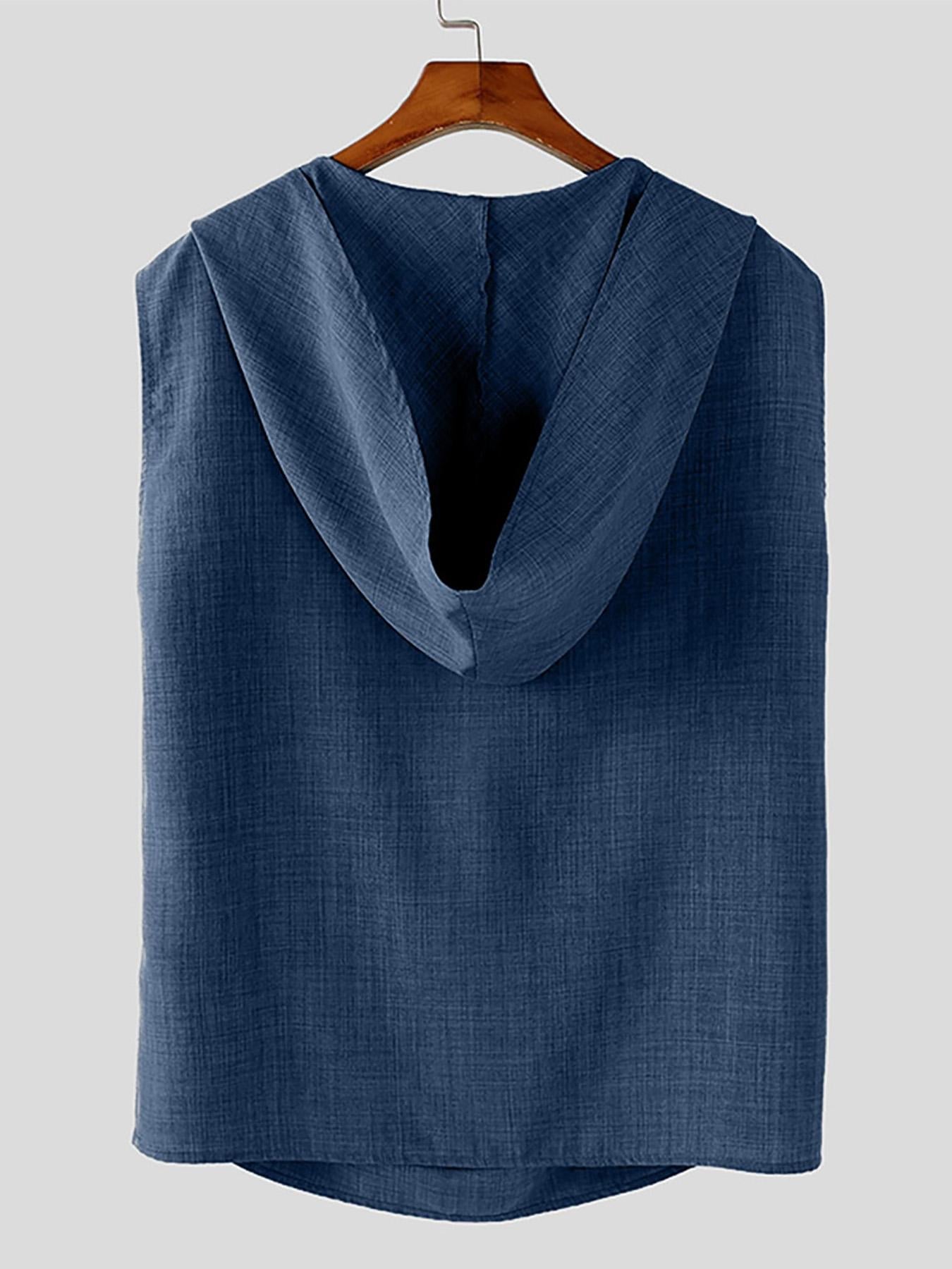 Set Mid-Length da Uomo – Gilet Senza Maniche e Pantaloni Baggy