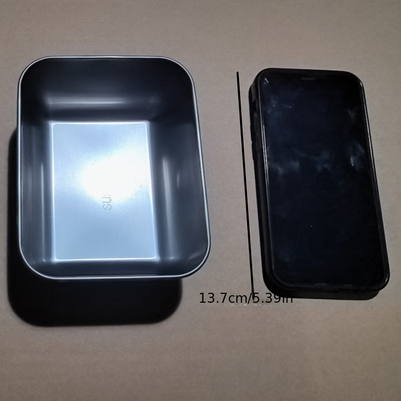 Set di Contenitori per la Conservazione degli Alimenti in Acciaio Inossidabile da 7 Pezzi – Contenitori Impermeabili e Impilabili per Casa o All'aperto