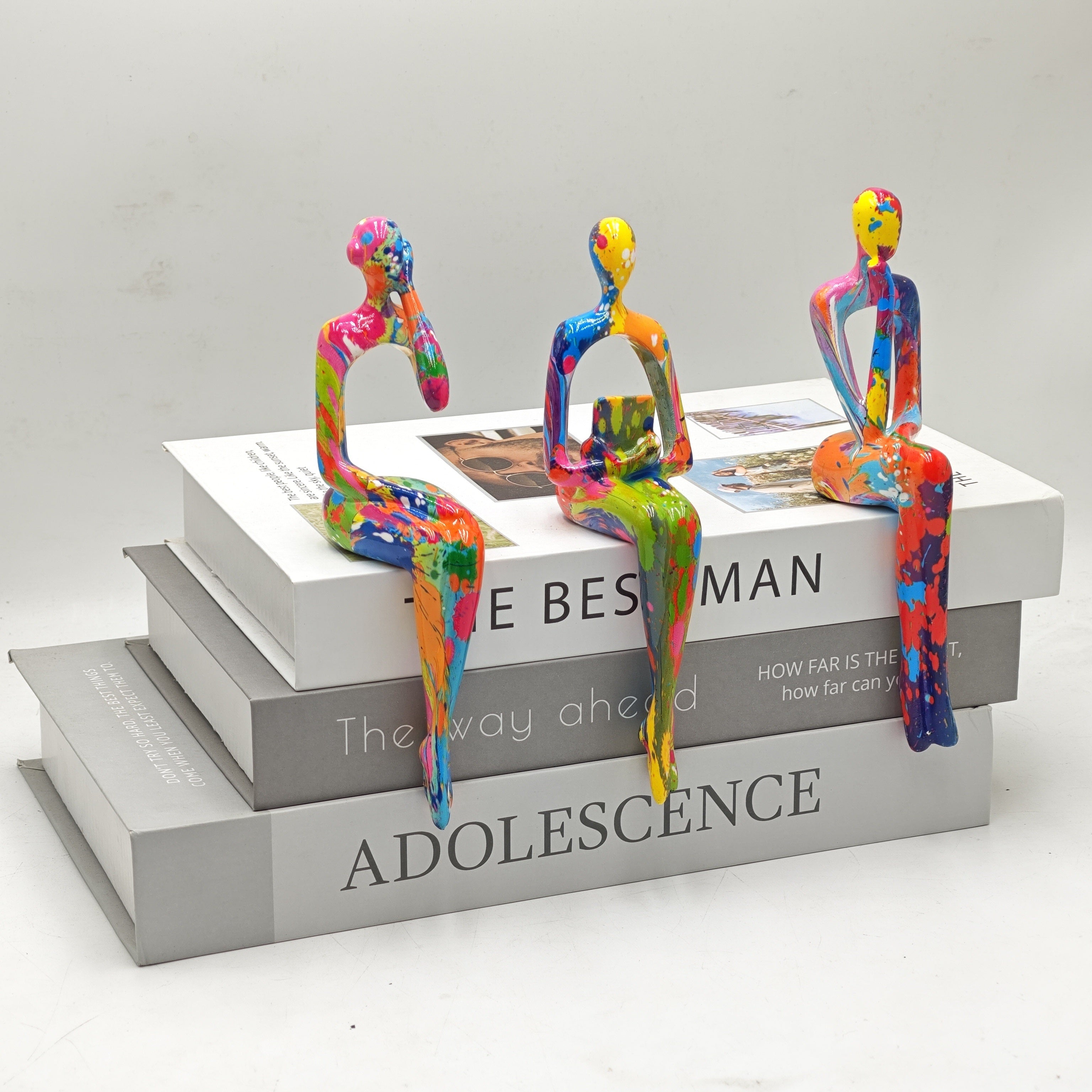 Set di Figure Esplosione di colori artistici  - Per un Aspetto d'Interni Audace e Creativo