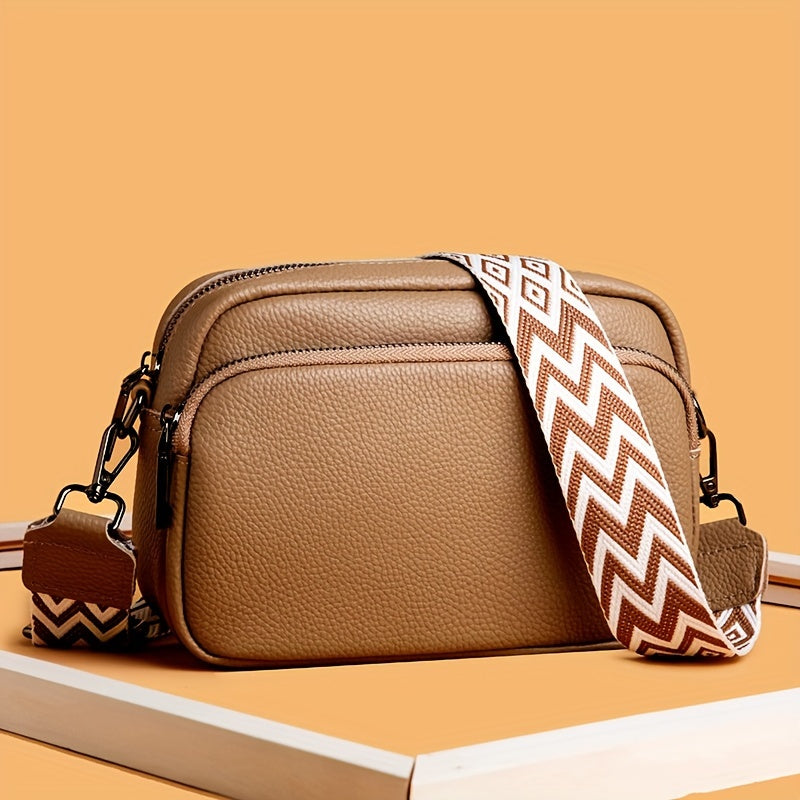 Borsa Crossbody Modaiola per Donne – Borsa a Spalla Casual con Design Geometrico