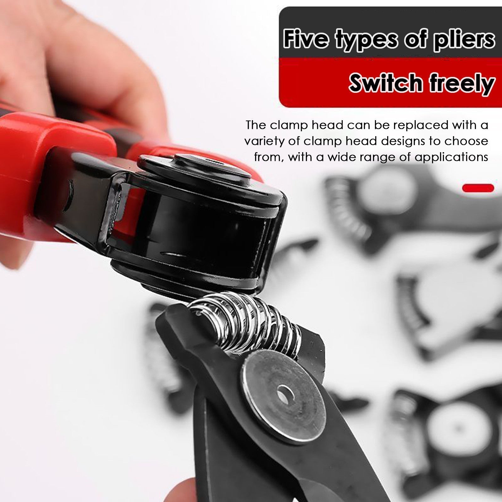 MultiGrip 5-in-1 Set di Pinze – Strumento Flessibile per Ogni Lavoro Difficile