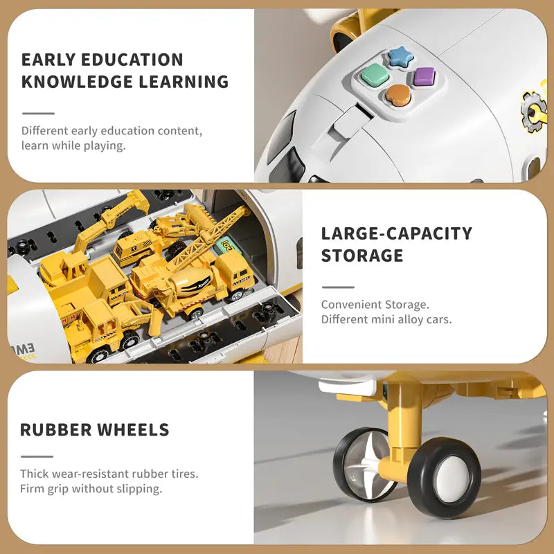 Aerei Colorati Bright Skies - Giocattolo Interattivo per Giovani Piloti