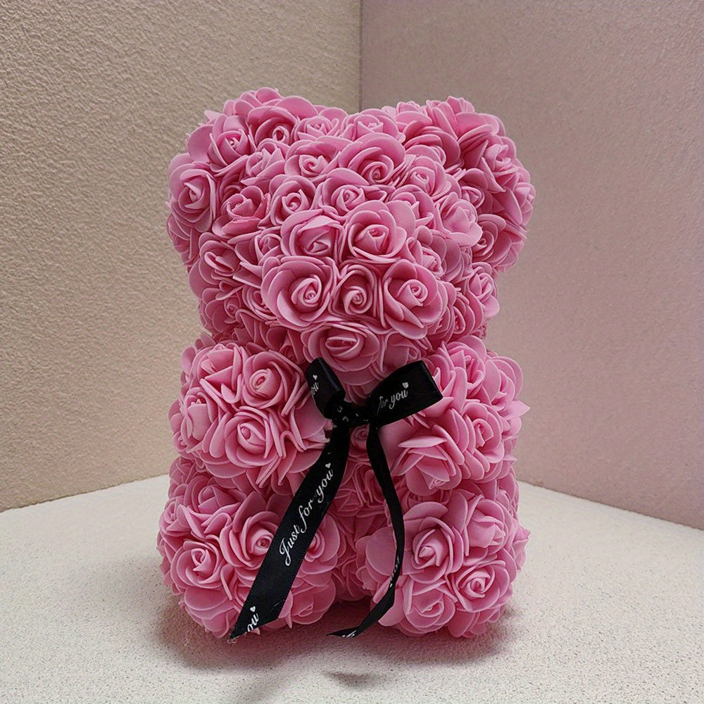 Orso di Rose di Lusso per San Valentino - Un Regalo Carino e Romantico per il Tuo Amore