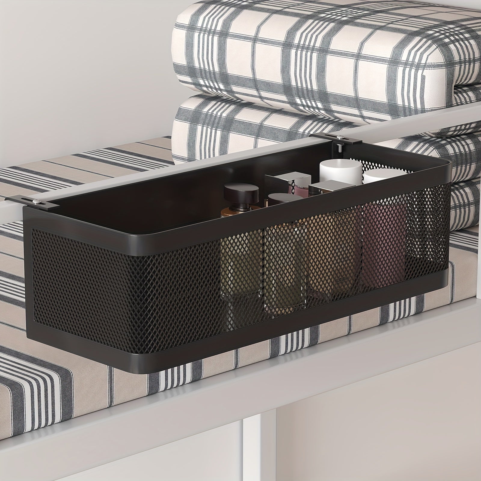 Cestino Metallico Regolabile con Ganci - Soluzione Pratica per l'Organizzazione