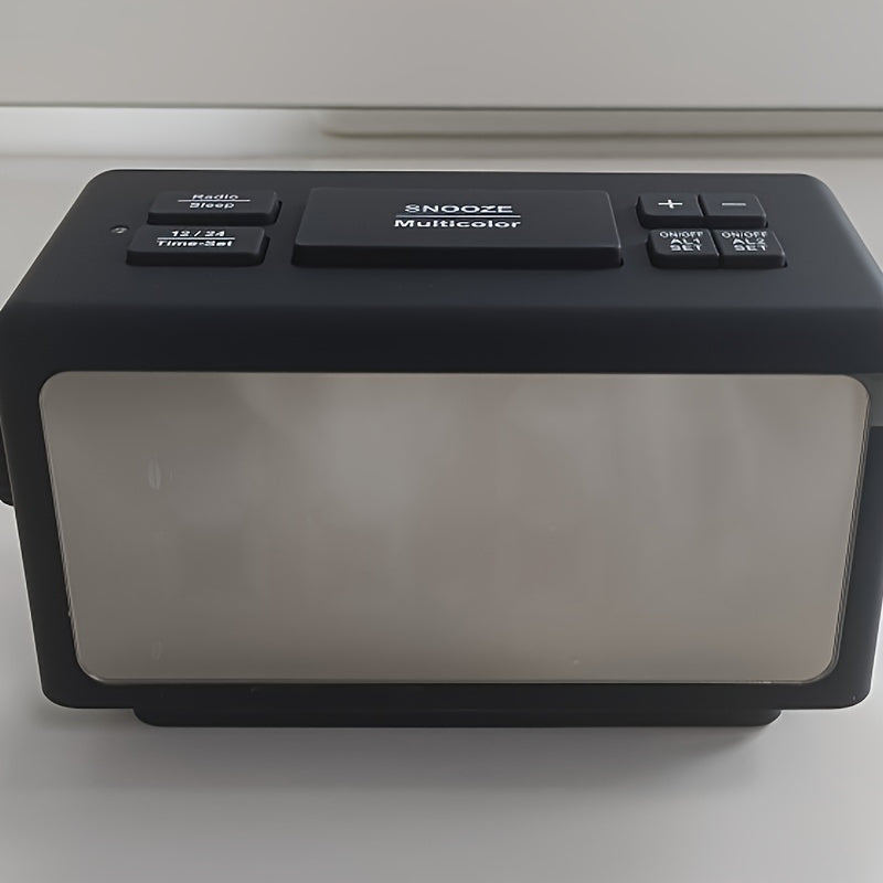 Orologio Sveglia RGB con Display LED e Funzione Radio – Orologio Trendy per la tua Stanza