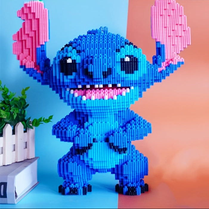 Puzzle 3D di Stitch – Modello Colorato e Dettagliato per Costruttori Creativi