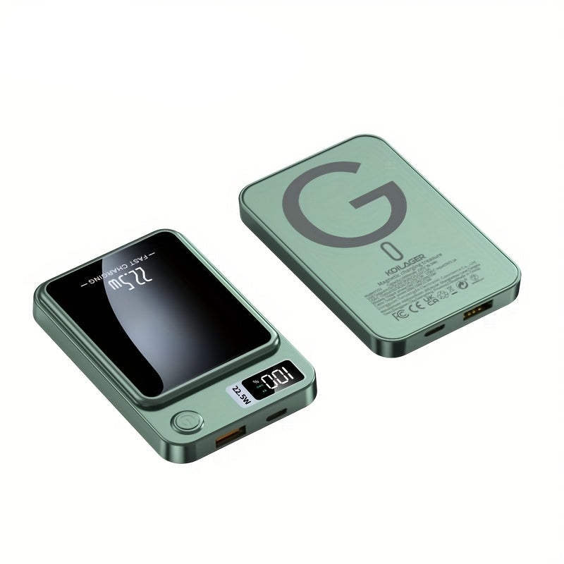 Powerbank Magnetica – Ultra Sottile con Ricarica Wireless Super Veloce